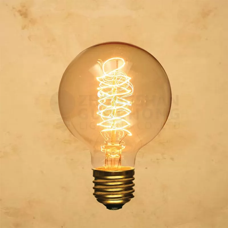 25-WATT INCANDESCENT G95 GLOBE VINTAGE EDISON LIGHT BULB