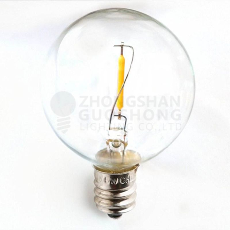 CE Listed, 25 E14 suspended SOCKET, OUTDOOR COMMERCIAL WEATHERPROOF STRING LIGHT, G40 BULBS, 8.5M CORD