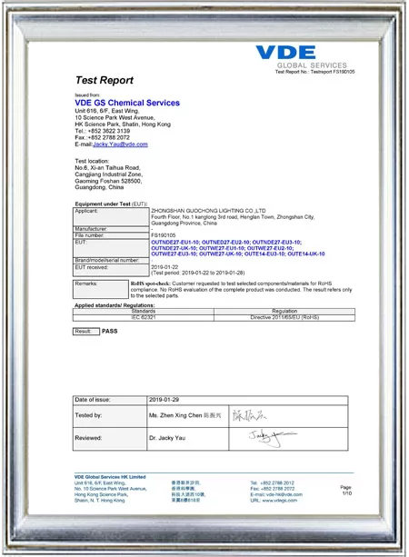 RoHS Test Report