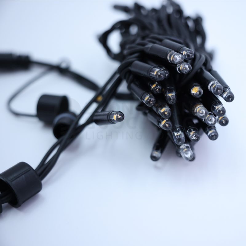 Christmas tree lights 5m 50LED Warm White Connectable fairy Lights